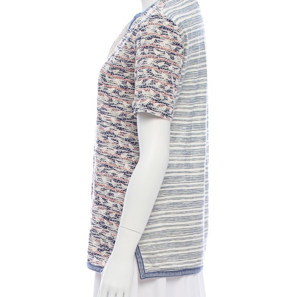 Tory Burch Tops - Tory Burch Printed Blue Multicolored Top XS